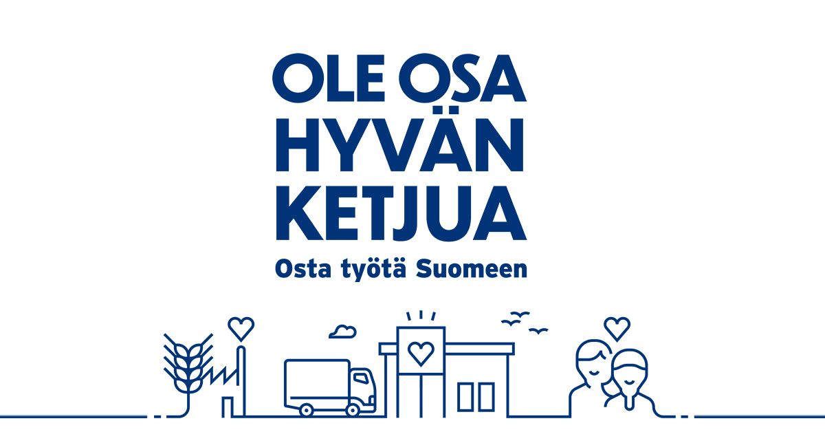 Suomalaisen Työn Liitto ja K-ryhmä yhdistävät voimansa suomalaisten työn  puolesta – valtakunnallisessa yhteiskampanjassa mukana yli 100 yritystä |  Suomalaisen Työn Liitto