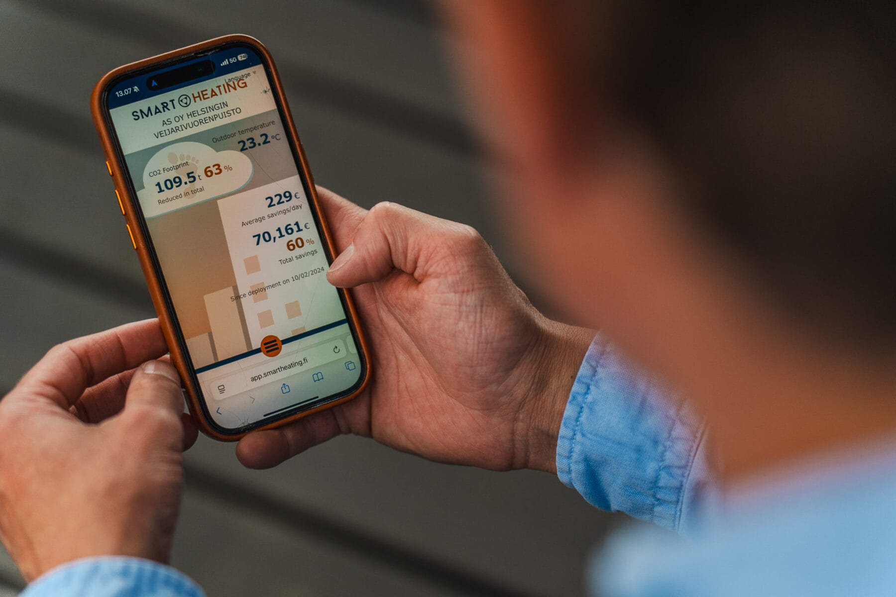 Smart Heating - mobiiliapplikaatio